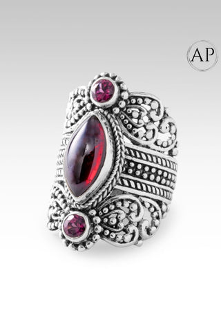 Almost Perfect Finally Complete with You Ring™ in Garnet & Raspberry Rhodolite Garnet - Dinner - only found at SARDA™