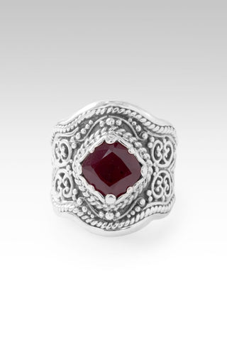 Almost Perfect Thankful in Everything Ring™ in Red Ruby - Statement - only found at SARDA™
