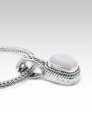 Always with You Pendant™ in White Moonstone - Magnetic Enhancer Bail - SARDA™