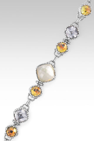 Amazing God Bracelet™ in Sunflower Citrine Mother Of Pearl, White Quartz & Zero Mercury™ Mystic Quartz - Multi Stone - only found at SARDA™