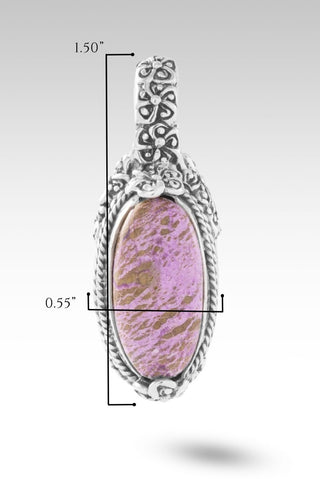 Amazing Grace Living Pendant™ in Purpurite - Single Stone - only found at SARDA™