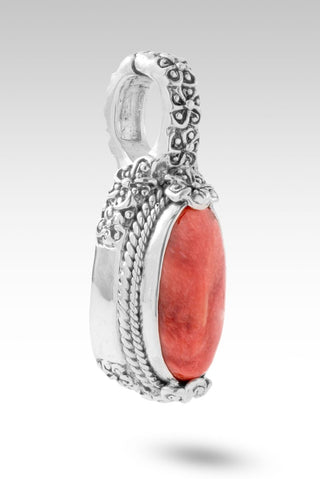 Amazing Grace Living Pendant™ in Red Spiny Oyster - Single Stone - only found at SARDA™