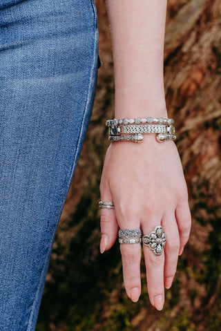 Among the Wildflowers Ring™ in Frangipani - Stackable - only found at SARDA™