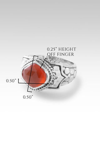 Awakening Spirit Ring™ in Carnelian - Dinner - only found at SARDA™