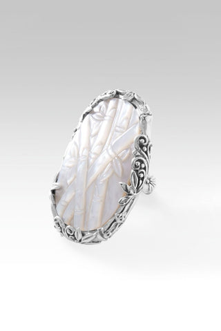Balance in Life Ring™ in White Mother of Pearl - Statement - SARDA™