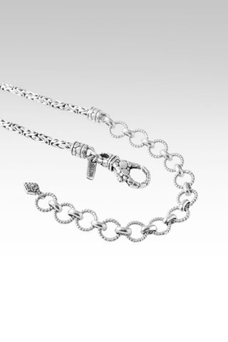 Bali Byzantine & Snake Chain Station Necklace™ in Watermark - Station - only found at SARDA™