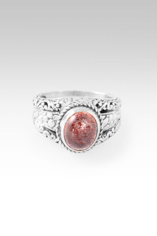 Be at Peace Ring™ in Strawberry Quartz - Dinner - only found at SARDA™