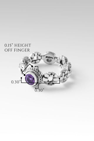 Be of Good Courage Ring™ in Madagascar Purple Sapphire - Dinner - SARDA™