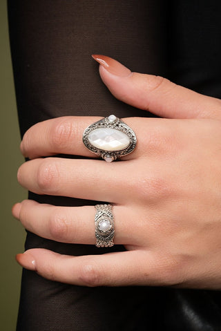 Be Still Ring II™ in Freshwater Pearl - Dinner - only found at SARDA™