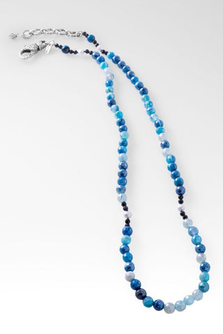 Beaded Celestial Turquoise Agate Necklace™ in Chainlink - Beaded Necklace - SARDA™