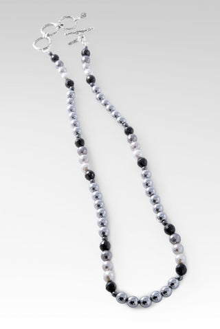 Beaded Hematite Necklace™ in Watermark - Beaded Necklace - SARDA™
