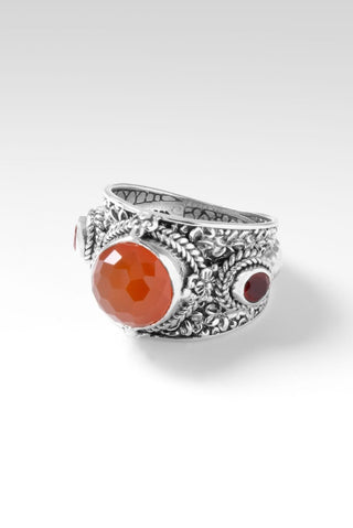 Beautiful & Brave Ring™ in Carnelian - Statement - SARDA™