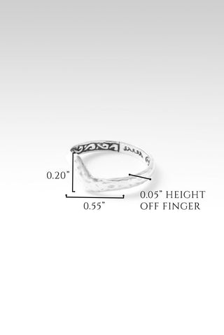Beautiful Destinations Midi Ring™ in Hammered - Midi - only found at SARDA™