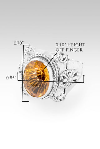 Beautiful in Time Ring™ in Citrine - Statement - only found at SARDA™