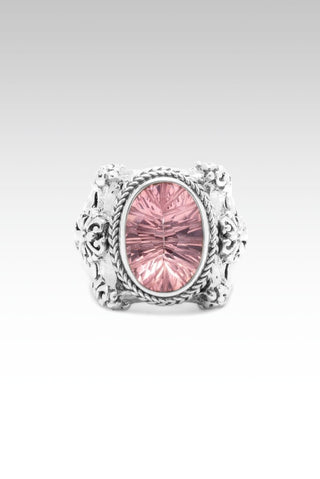 Beautiful in Time Ring™ in Pink Cashmere™ Mystic Quartz - Statement - SARDA™