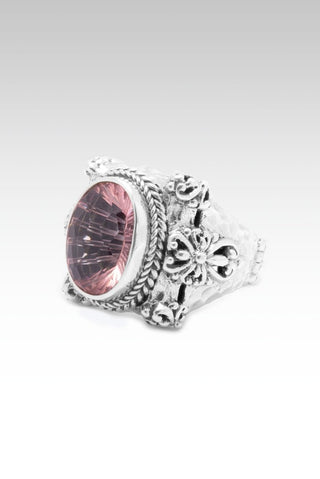Beautiful in Time Ring™ in Pink Cashmere™ Mystic Quartz - Statement - SARDA™
