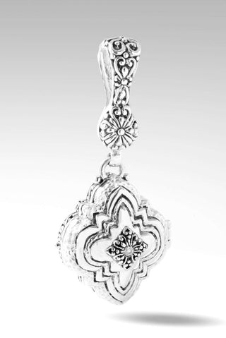 Beauty From Ashes Locket Pendant™ in Diamond - Magnetic Enhancer Bail - SARDA™