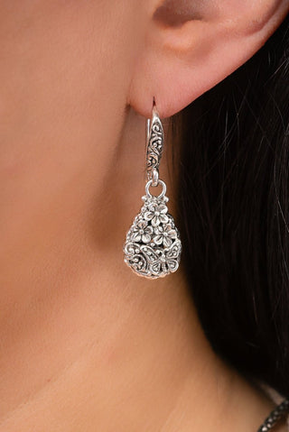 Been Set Free Earrings™ in Frangipani & Butterfly - Bali Wire - only found at SARDA™