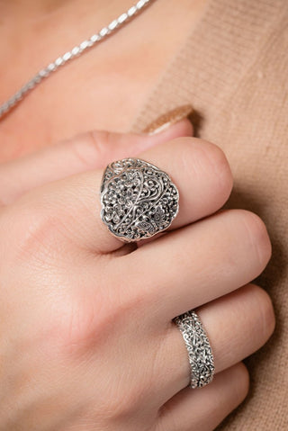 Been Set Free Ring™ in Frangipani & Butterfly - Statement - only found at SARDA™