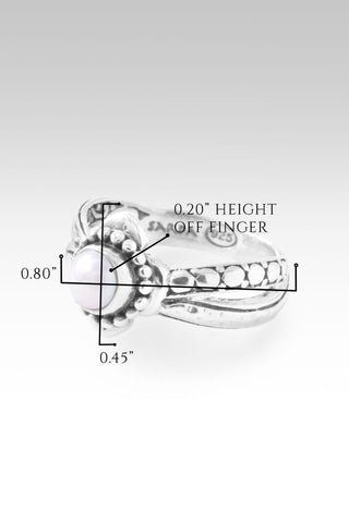 Believe in Miracles Ring™ in Freshwater Pearl - Dinner - only found at SARDA™