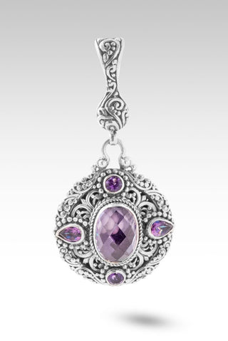 Belong To Most High Pendant™ in Rose De France Amethyst, Amethyst & Talkative™ Mystic Topaz - Multi Stone - only found at SARDA™