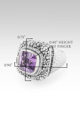 Belong To Most High Ring II™ in Amethyst - Dinner - only found at SARDA™