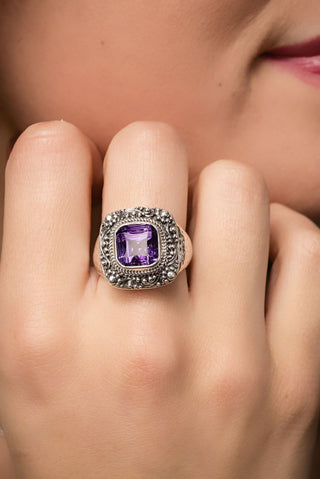 Belong To Most High Ring II™ in Amethyst - Dinner - only found at SARDA™