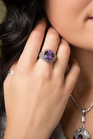 Belong To Most High Ring™ in Amethyst - Dinner - only found at SARDA™