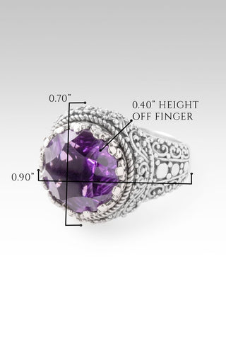Belong To Most High Ring™ in Amethyst - Dinner - only found at SARDA™