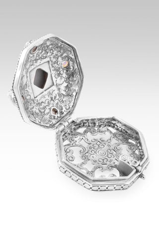 Beloved Is Who UR Pendant™ in Black Mother Of Pearl Mosaic, J P Topaz™ Mystic Topaz & Bali Crush™ Mystic Topaz - Locket - only found at SARDA™