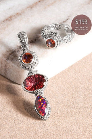 Berrylicious™ Mystic Quartz & Ardent™ Mystic Topaz Ring™ Bundle - Bundle - only found at SARDA™