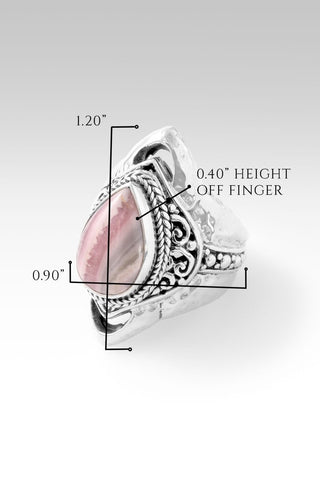 Better Life Ring™ in Rhodochrosite - Statement - only found at SARDA™