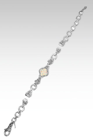 Blessed Assurance Bracelet™ in Peaches & Cream Simulated Opal - Single Stone - SARDA™