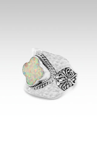 Blessed Assurance Ring™ in Peaches & Cream Simulated Opal - Statement - SARDA™
