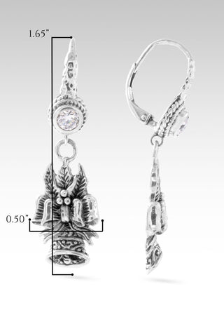 Blessing Received Earrings™ in Moissanite - French Wire - only found at SARDA™