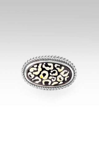 Blessings Abide Ring™ in Leopard Mother of Pearl Mosaic - Dinner - only found at SARDA™