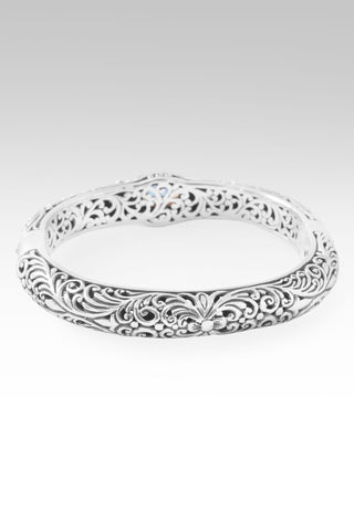 Blessings Blossom Bangle Bracelet™ in Elegant Rose™ Mystic Quartz & Rhodolite Garnet - Bangle - only found at SARDA™