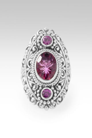 Blessings Embrace Ring™ in Elegant Rose™ Mystic Quartz & Rhodolite Garnet - Dinner - only found at SARDA™