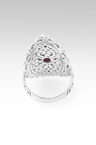 Blessings Embrace Ring™ in Red Currant Quartz & Garnet - Dinner - only found at SARDA™