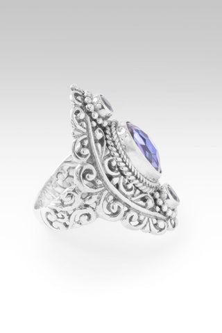 Blessings Embrace Ring™ in Roman Knights™ Mystic Quartz & Swiss Blue Topaz - Dinner - only found at SARDA™
