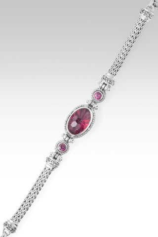 Blessings Encompass Bracelet II™ in Elegant Rose™ Mystic Quartz & Rhodolite Garnet - Multi Stone - only found at SARDA™