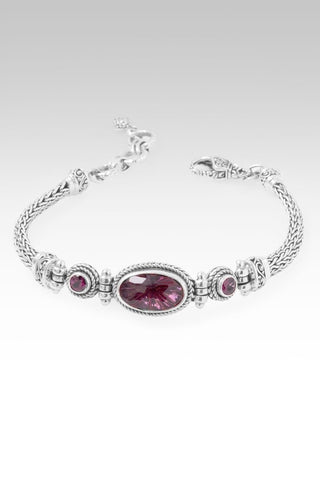 Blessings Encompass Bracelet™ in Elegant Rose™ Mystic Quartz & Rhodolite Garnet - Multi Stone - only found at SARDA™