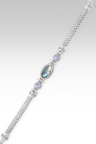 Blessings Encompass Bracelet™ in Galaxy Abalone & Quartz & Tanzanite - Multi Stone - only found at SARDA™