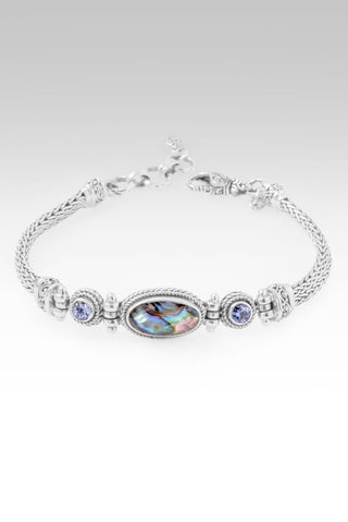 Blessings Encompass Bracelet™ in Galaxy Abalone & Quartz & Tanzanite - Multi Stone - only found at SARDA™