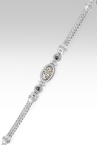 Blessings Encompass Bracelet™ in Leopard Mother Of Pearl Mosaic & Black Spinel - Multi Stone - only found at SARDA™