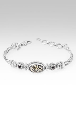 Blessings Encompass Bracelet™ in Leopard Mother Of Pearl Mosaic & Black Spinel - Multi Stone - only found at SARDA™