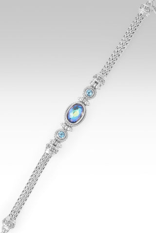 Blessings Encompass Bracelet™ in Roman Knights™ Mystic Quartz & Swiss Blue Topaz - Multi Stone - only found at SARDA™