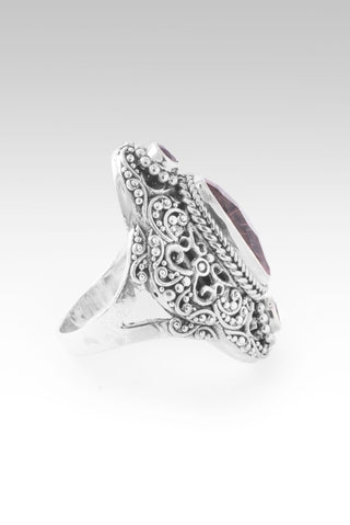 Blessings Endure Ring™ in Pink Cashmere™ Mystic Quartz & Rhodolite Garnet - Statement - only found at SARDA™