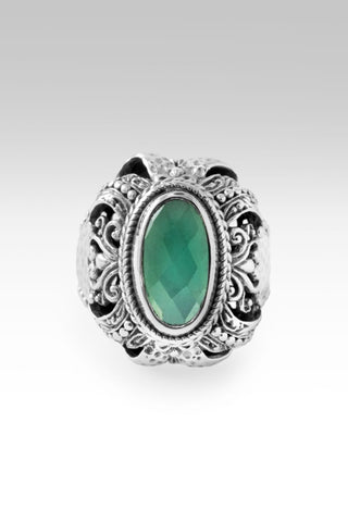 Blessings Enrich Ring™ in Green Onyx & Quartz - Statement - only found at SARDA™