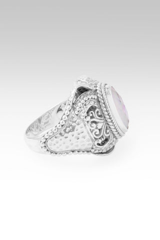 Blessings Enrich Ring™ in Pink Opal Mother Of Pearl Quartz - Statement - only found at SARDA™